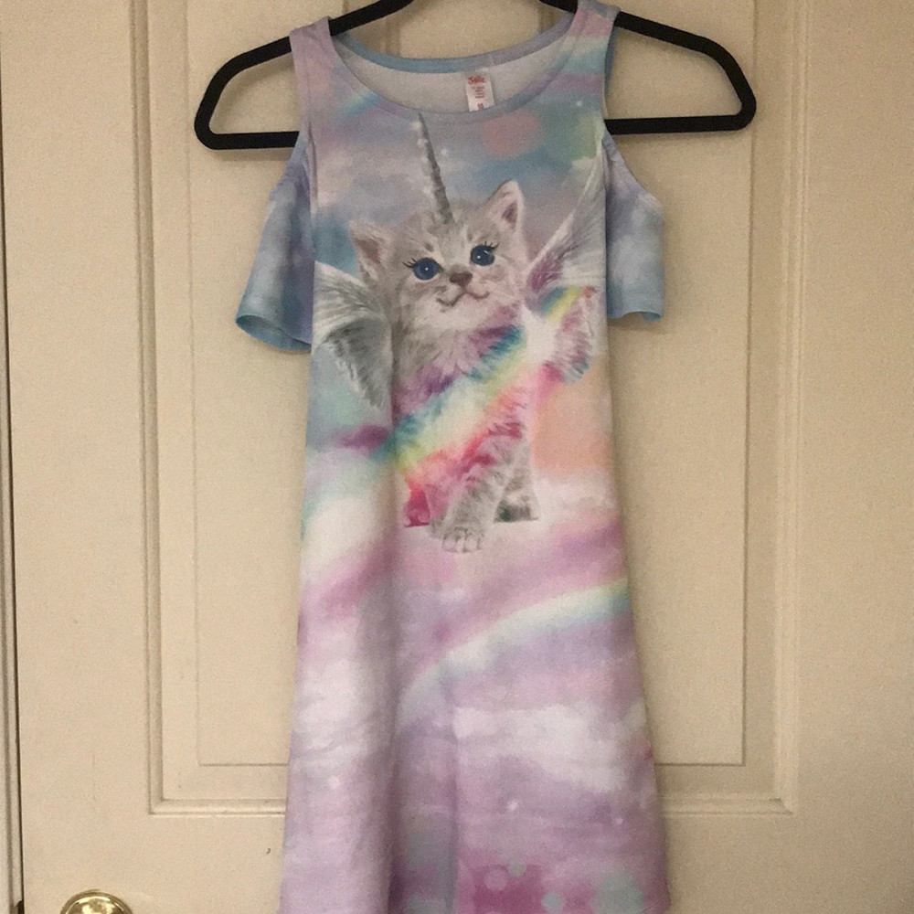 Justice Girls Size 10 Catcorn Dress